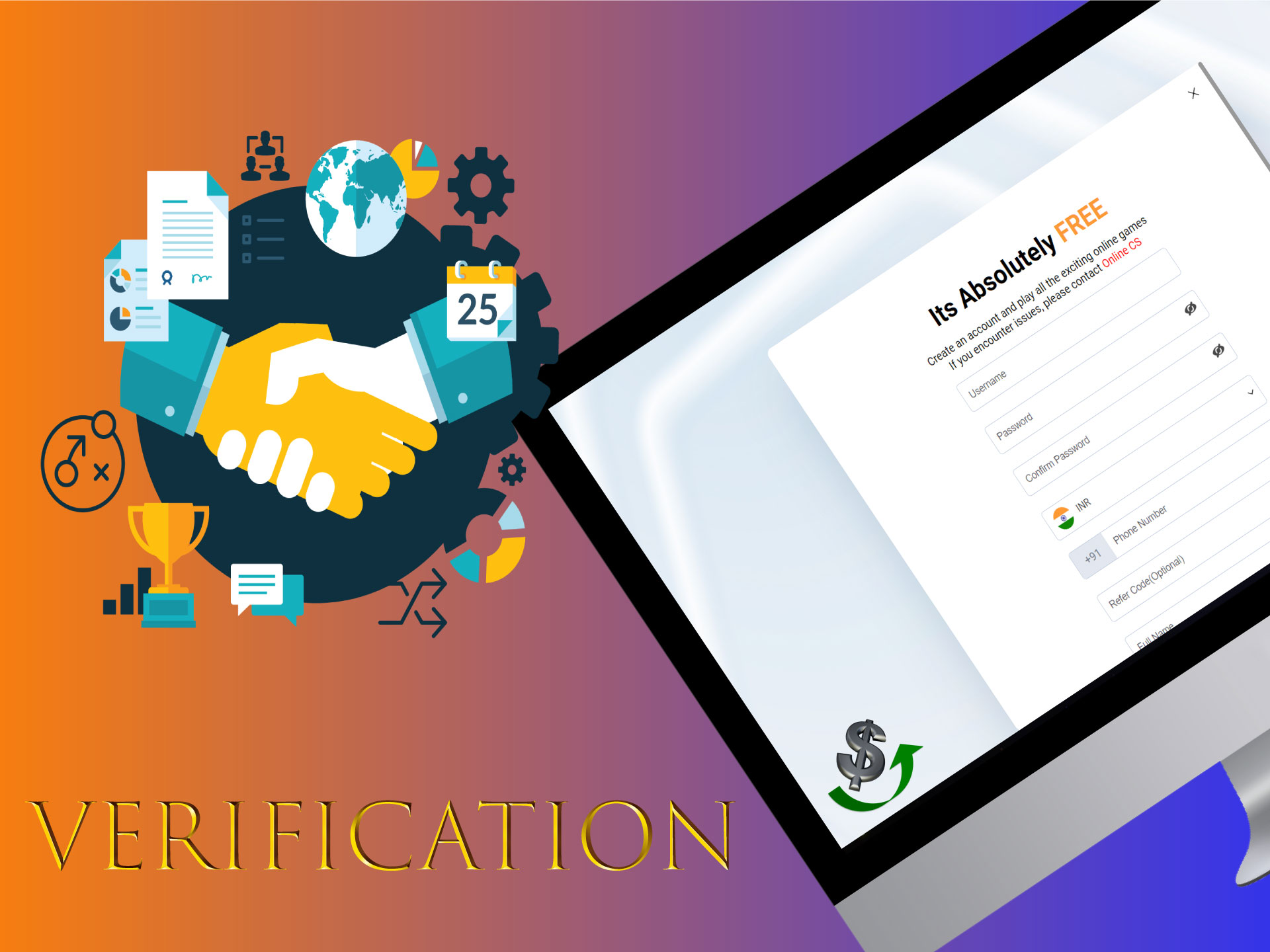 Verify your ICCWIN account to prove your identity.