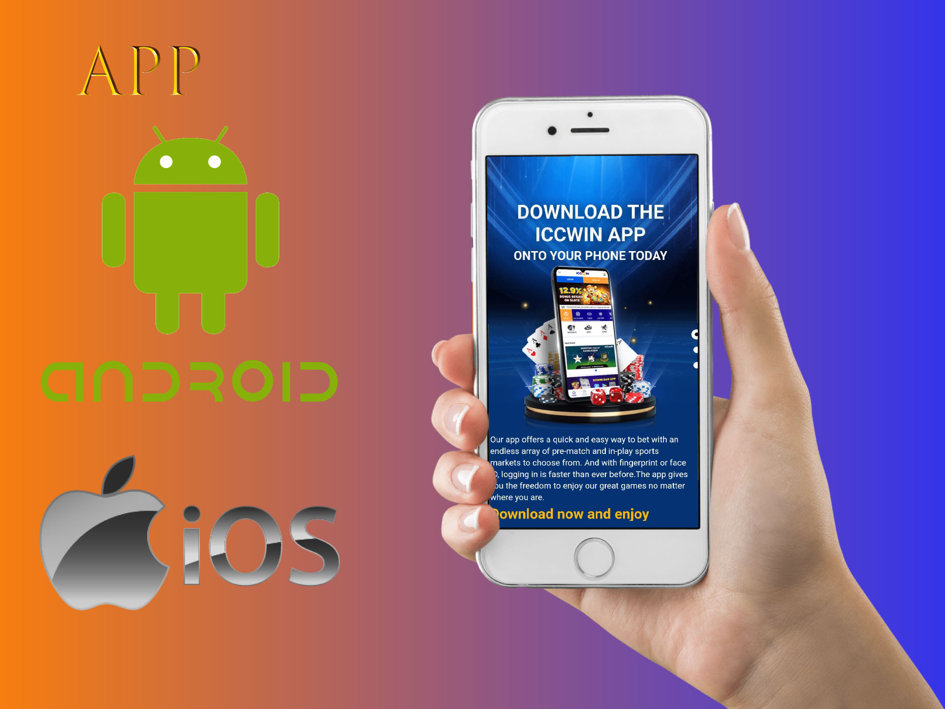 Download the ICCWIN convenient mobile app.