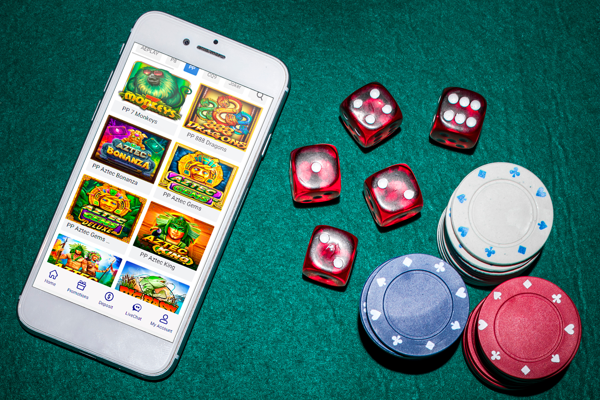 Open the online casino, pchoose a game and start playing.